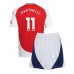 Maillot de foot Arsenal Gabriel Martinelli #11 Domicile vêtements enfant 2024-25 Manches Courtes (+ pantalon court)